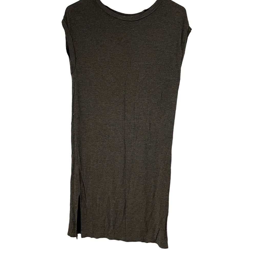 REBEL SUGAR Shift Dress‎ Sleevless Womens Size XS Keyhole Heather Gray